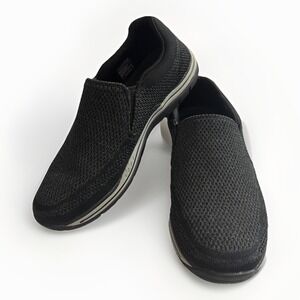 Skechers Men's Relaxed Fit Expected Gomel Slip-On Sneakers Black 9.5 65086